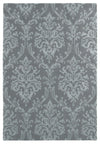 Riverside damask rugs 46705 in pewter by sanderson